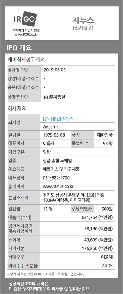 지누스_IPO 개요.jpg